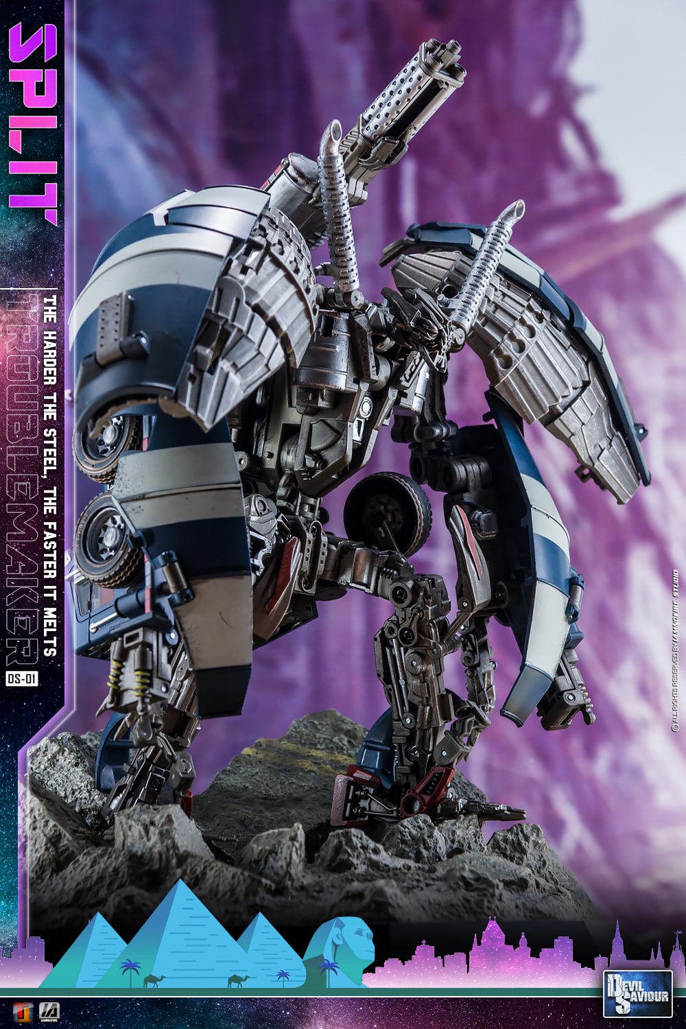 リバティファブリックチェリースーツ(70-80cm ラベンダー